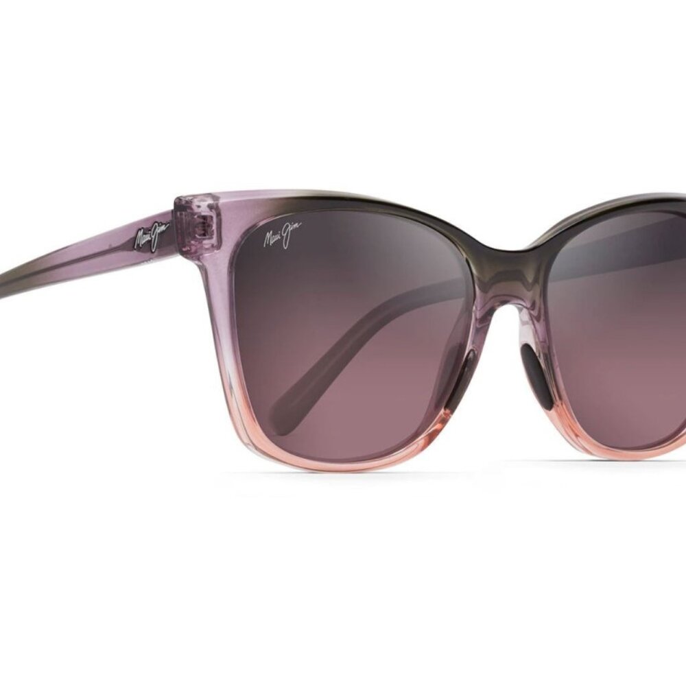 Maui Jim Alekona 793-09C Butterfly Pink Polarized Sunglasses Pink Lenses B